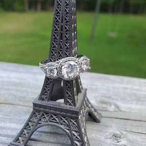 Silver Charmed Aroma Ring Size 5